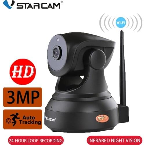 Vstarcam brand IP camera 1080P indoor security 3MP camera Wifi P2P remote viewing rotatable night vision baby monitor 2304*1296P