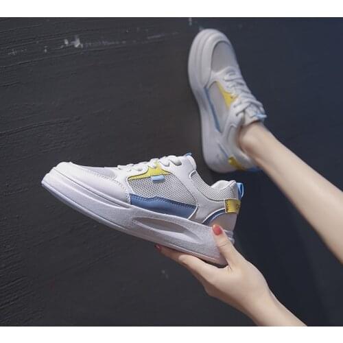 JINJIN-TN70-Kobiety obuwie moda oddychające Walking płaskie buty z siatką trampki damskie