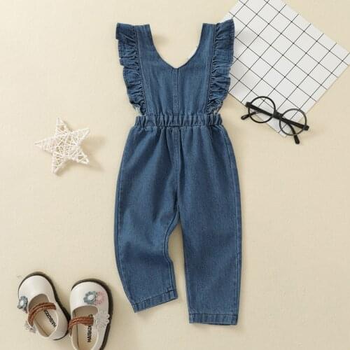 Momtuesdays2 Denim Overalls For Girls