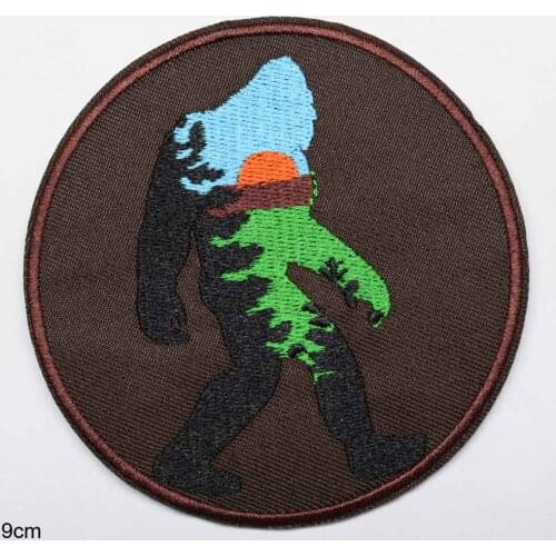 Snowman Outdoor Bear Iron On Embroidered Clothes Patches For Clothing Stickers Garment Wholesale
