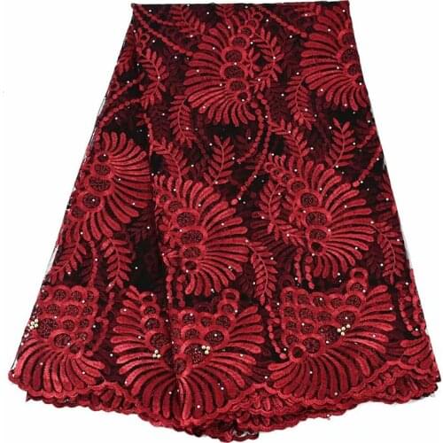 Nigerian Lace Fabric 2020 High Quality Lace French Tulle Lace Fabric Embroidery for Women Dress gx20-69