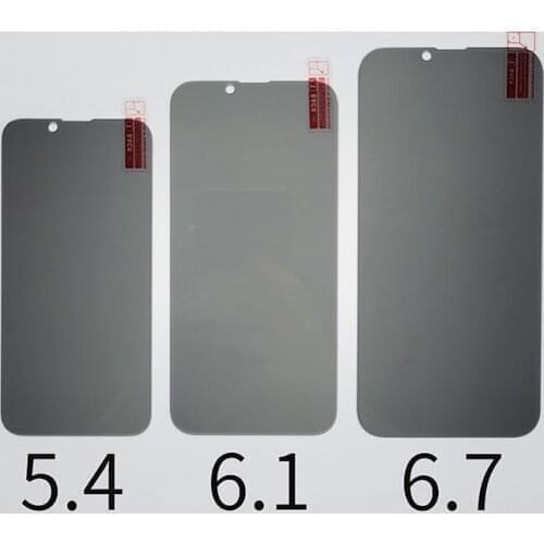 Wholesale 100pcs/lot new Anti Spy Peep Privacy Tempered Glass Screen Protector for iphone13 13mini 13pro 13 pro max