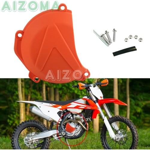 Orange Enduro MX Clutch Cover Water Pump Guard Kit For SX-F 250 2015-2017 XC-F 250/350 2016-2017 EXC-F 250/350 2017-2018