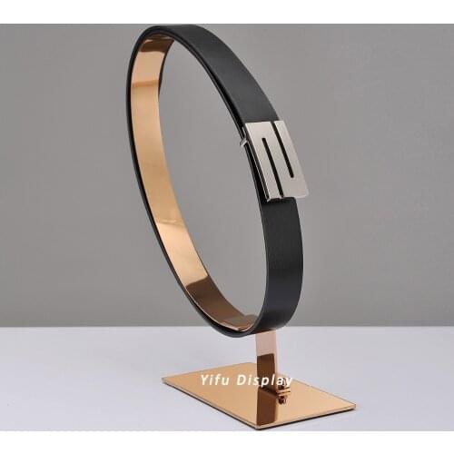 Rose Gold Belt Display Stand