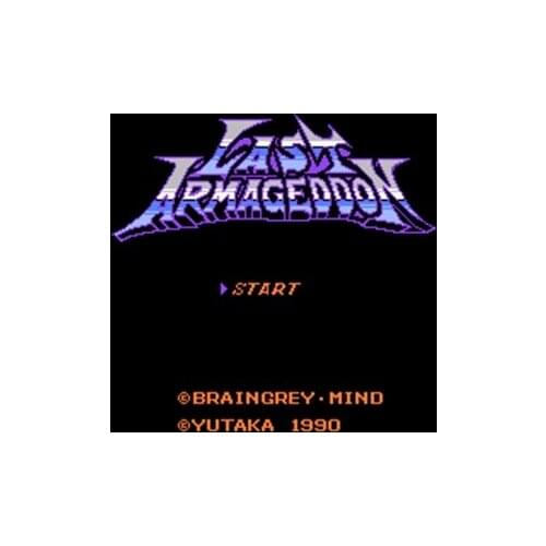Last Armageddon Region Free 8 Bit Game Card For 72 Pin Video Game Player