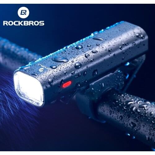 ROCKBROS Front Bicycle Light Waterproof Bike Headlight luces para bicicleta USB LED Cycling Lamp Bike Flashlight mtb accessories