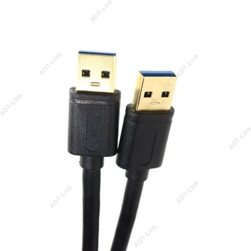 USB Type A Male to USB Male Extension Cable Super Speed USB 3.0 Extender Cable for Radiator Hard Disk Webcom