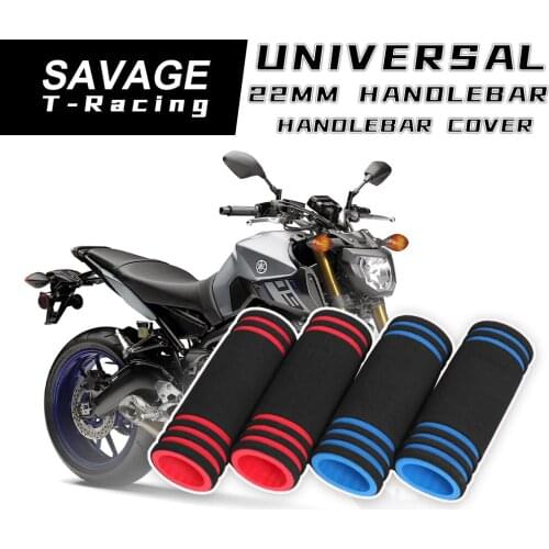 Universal Handlebar Grip Sponge Cover For 22mm Handle Bar Gloves Motorcycle Accessories Off-Road Bike ATV Anti-slip Soft Caps