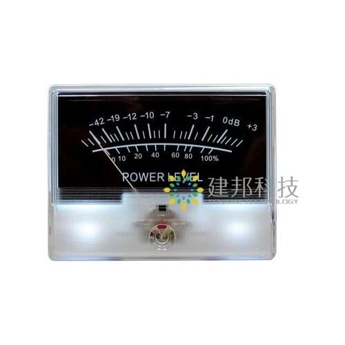 Taiwan-made High-precision VU Meter DB Level Meter Amplifier Rear Sound Card Audio Decibel Meter Backlight TN90
