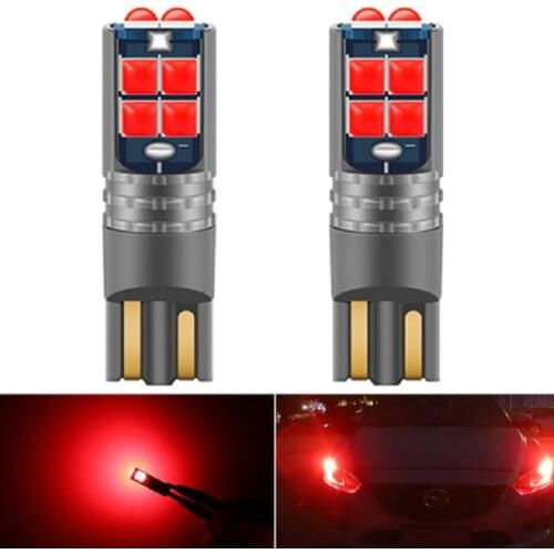 2pcs Super Bright T10 W5W 10SMD 6SMD LED Car Interior Reading Dome Light Marker Lamp 168 194 Auto Wedge Parking Bulbs Orange