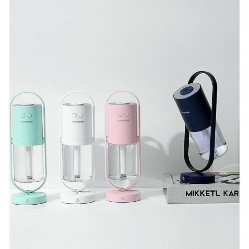 200ml ultrasonic essential oil diffuser, air humidifier, cold fog low power air purifier, household lamp, night light