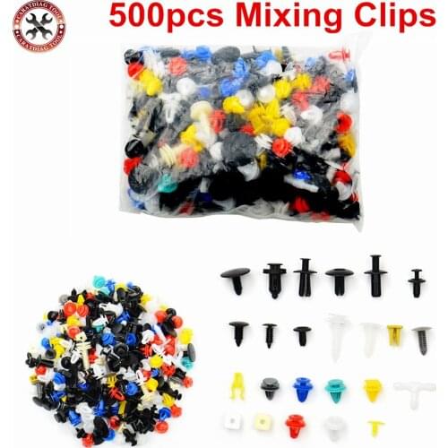 2021 Universal Mixed Auto Fastener Car Bumper Clips Retainer Car Fastener Rivet Door Panel Liner For All Cars Free Shipping