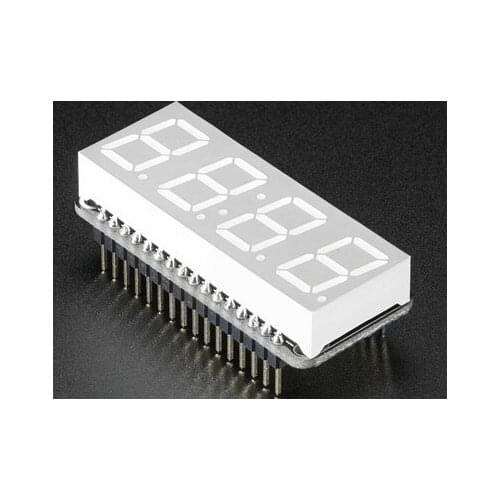 3110 0.56" 4-Digit 7-Segment FeatherWing Display winder