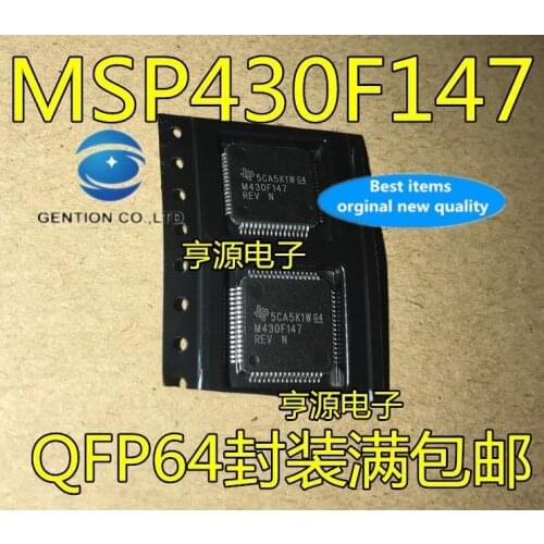 5PCS MSP430F147IPMR MSP430F1471IPMR M430F147 microcontroller chips in stock 100% new and original