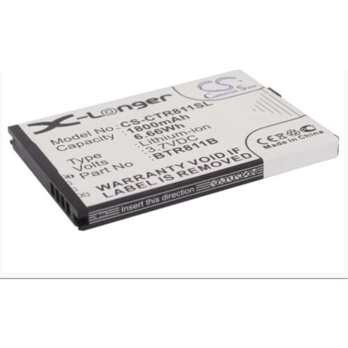 Cameron Sino 1800mAh battery for CASIO C811 Commando 2 Commando 4G LTE BTR811B Mobile, SmartPhone Battery