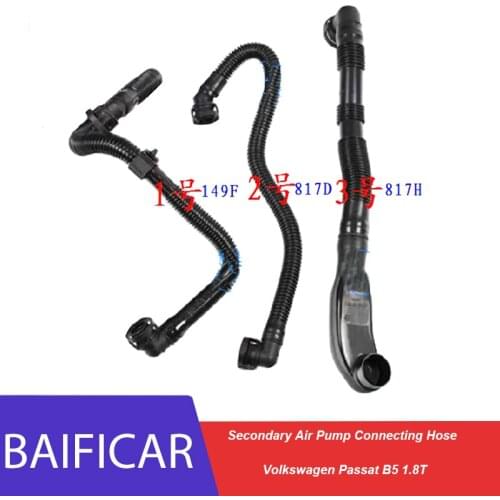 Baificar Brand New Secondary Air Pump Connecting Hose Exhaust Pipe 149F 817D 817H For VW Passat B5 1.8T