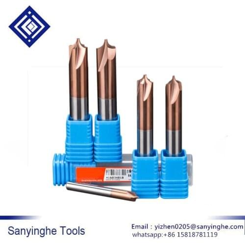 Free shipping 5 pcs/lots Solid Carbide Arc R Angle End Mill 2 Flutes CNC Milling Cutter Anti-R Chamfering Router Bit(R0.5-R3)