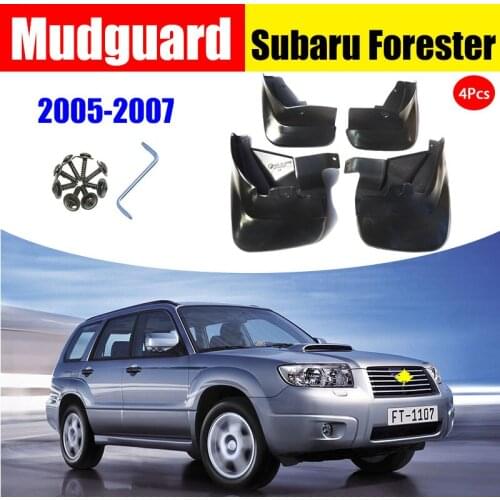 FOR Subaru Forester 2005-2007 Mudguard Fenders Splash Mudflaps Guard Fenders Mudguards Mud Flap Car accessories auto styline