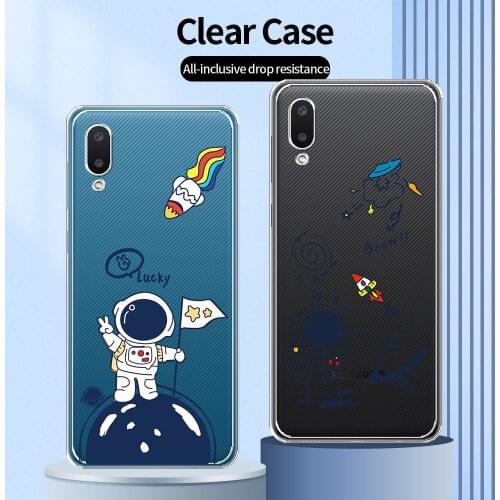 For Samsung Galaxy A02 Case Transparent Case For Samsung Galaxy A02S Cartoon Phone Cover For Samsung A02 A02s Clear Cute Fundas