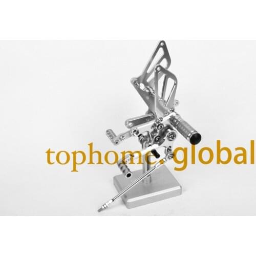 For Suzuki SV650 SV650S 1999 - 2009 Motorcycle Silver CNC Rearsets Foot Pegs Rear Set motorcycle foot pegs