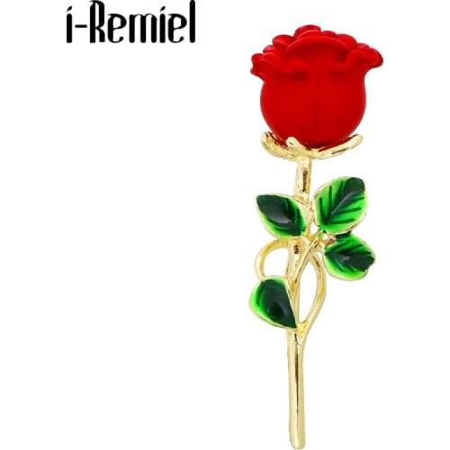 Elegant Rose Flower Brooches Korean High-end Clothing Suit Collar Pin Accessories Brooch Cute/Romantic Birthday Graduation Gifts