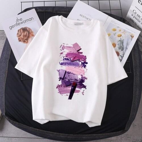T-shirt Women Summer Plus Size Streetwear Gel Pattern T-shirt Woman Tops Harajuku Short Sleeve O-Neck Female T Shirt Tops Casual