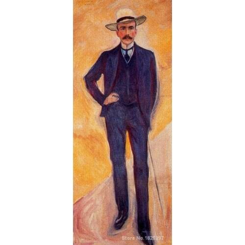 Count Harry Kessler Edvard Munch painting for bedroom decoration High quality
