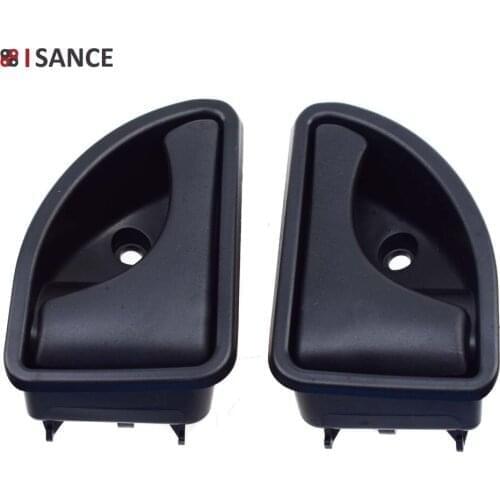 ISANCE Inner Interior Door Handle Front Left Right Black 8200247802 8200247803 For Renault 1997-2019 Kangoo & 1993-2007 Twingo