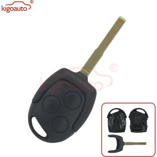 Kigoauto 3 Buttons For Ford Focus Transit Fob Key Cover Covers Case Uncut Blade Remote Key Shell for Ford Mondeo Festiva Fusion