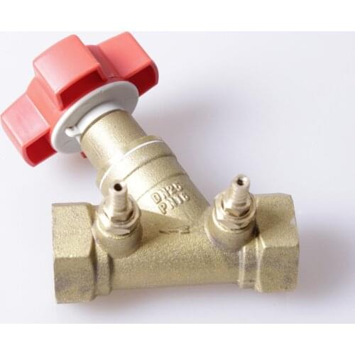 Brass balance valve, brass digital lock valve, static hydraulic balance valve
