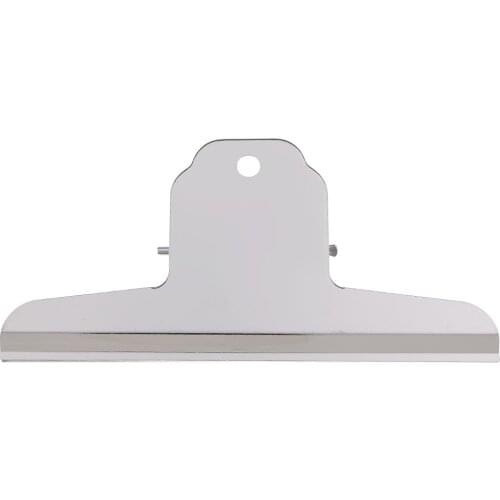 Silver Tone Metal Bulldog Clips Stainless Steel Hinge Clips Office /School Clamps Big Size Strong Grip Clips