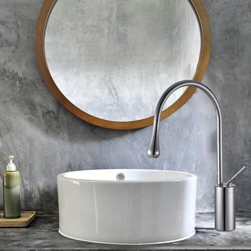 Fashion Water drop shape Brass Bathroom sink faucet Top Quality Copper Cold hot water Basin mixer faucet High Quality Bath Tap