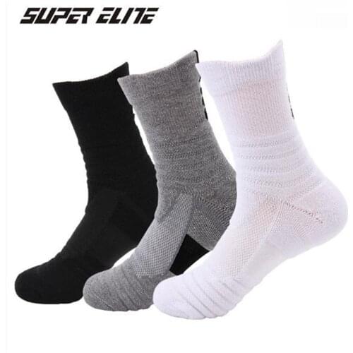 Men Sports Socks (4 Pairs/lot) SUPER Elite/2005 Nylon Outdoor Running Hiking Socks