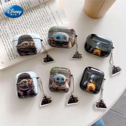 Disney Yoda Soft Case for Apple Airpods 1 2 case Wireless Bluetooth case for airpod Pro 3 Star Wars Boba Fett Anime Charging box