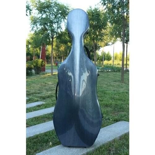 New 4/4 Cello case fiber Composite light strong Hard Case cello bow case yinfente Brand