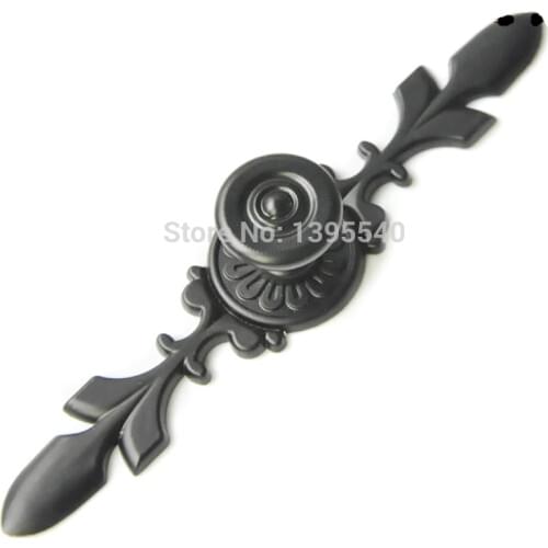 New 168mm Black Mediterranean-Style Cabinet Knobs Modern Furniture Cabinet Door Handles Drawer Cupboard Closet Bar Pulls