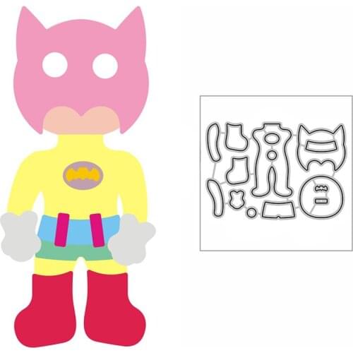 New Mr. Cat Fox Guard Craft Embossing Mold 2021 Metal Cutting Dies for DIY Decorative Scrapbooking Album Card Making No Stamps