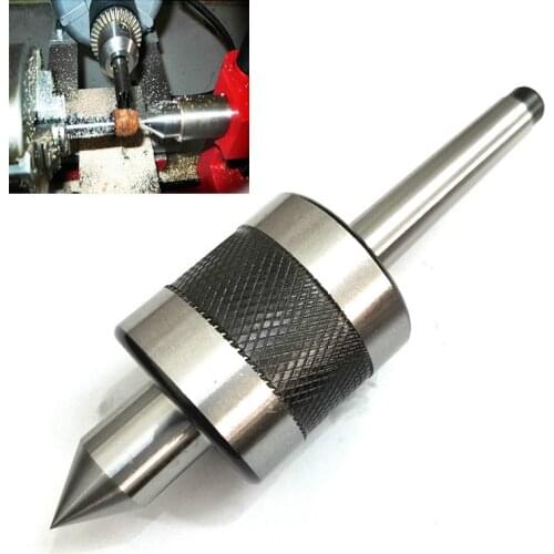 NEW MT1 MT2 Precision Live Center Morse Taper Triple Bearing Steel Lathe Arbor Machine Revolving Tool for High Speed Turning CNC