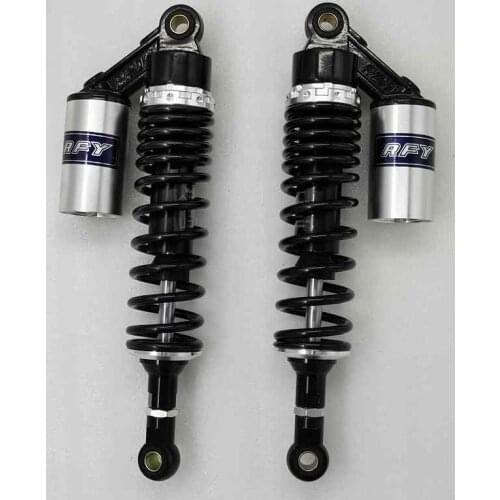 360MM 8mm spring Motorcyc Shock Absorbers for Honda CB1300 CB1000 XL175 Yamaha Suzuki Kawasaki Z1300 ZRX1200 1100 Black chrome