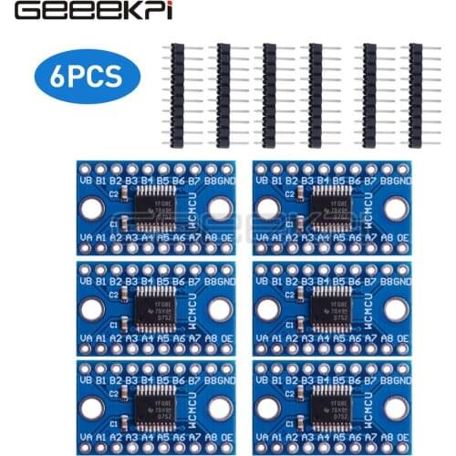 6 PCS TXS0108E High Speed Full Duplex 8 Channel Level Conversion Module 8 Bit Bidirectional Voltage Converter For Arduino