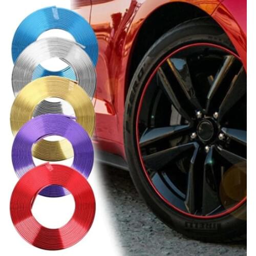 8M Car Stickers Rim Protector Wheel Edge Rim Protectors Wheel Protector Tire Protection Care Covers Car Accessories