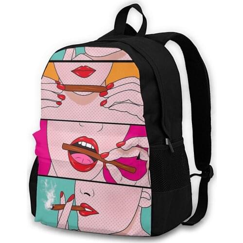 Weed Lady Adult backpacks, leisure bags, backpacks, storage bags, men women backpacks