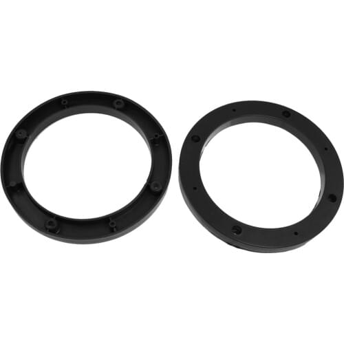 UXCELL Auto Car Truck Black 6.5" Plastic Speaker Spacers 14Mm Depth 2 Pcs