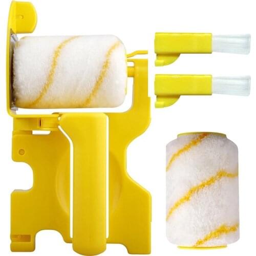 Clean-Cut Paint Edger Roller Brush Wall Ceiling Door Painting Roller Brush Painting Edging Tools for Wall Ceiling Door