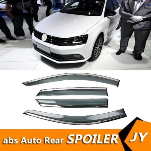 For Volkswagen jetta Sagitar 2015-2017 Window Visor Vent Shades Sun Rain Deflector Guard For s Auto Accessories 4PCS/SET