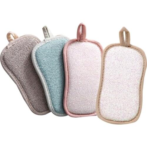 Double Side Kitchen Dishwashing Sponges Kitchen Cleaning Sponge Scrubber Sponges for Dishwashing Bathroom Accessories