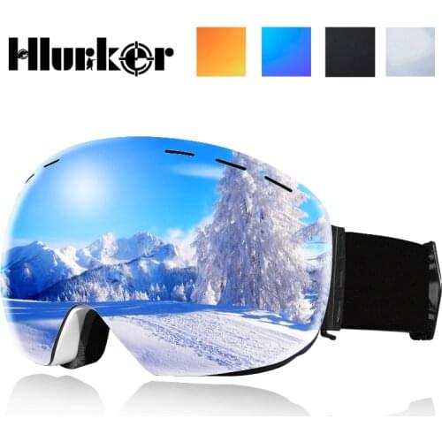Ski Goggles UV400 Protection Snowboard Eyewear Anti-fog Big Ski Mask Glasses Snow Snowmobile Man Women Outdoor Skiing Sport