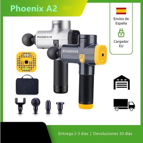 Phoenix A2 Massage Gun Muscle Relaxation Deep Tissue Massager Dynamic Therapy Vibrator Shaping Pain Relief Back Foot Massager