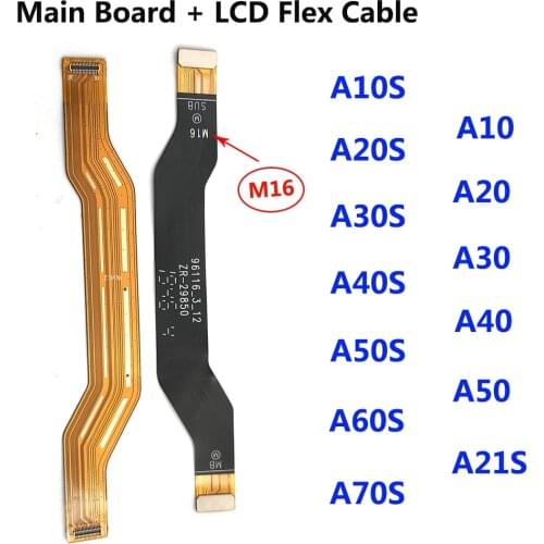 Motherboard For Samsung A10 A20 A30 A40 A50 A10S A20S A21S A30S A40S A50S A60S A70S Main Board Connector LCD Flex Cable