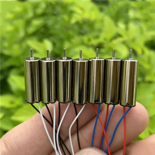 DC 3V 3.7V 617 6*17MM Micro DIY Helicopter Coreless Electric DC Motor 50000RPM High Speed NdFeB Mini 6mm*17mm for RC Drone Toy